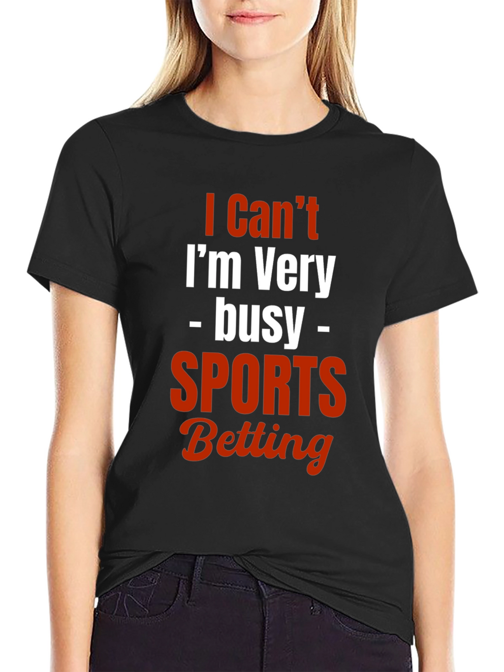 I Cant Im Very Busy Sports Betting T-Shirt