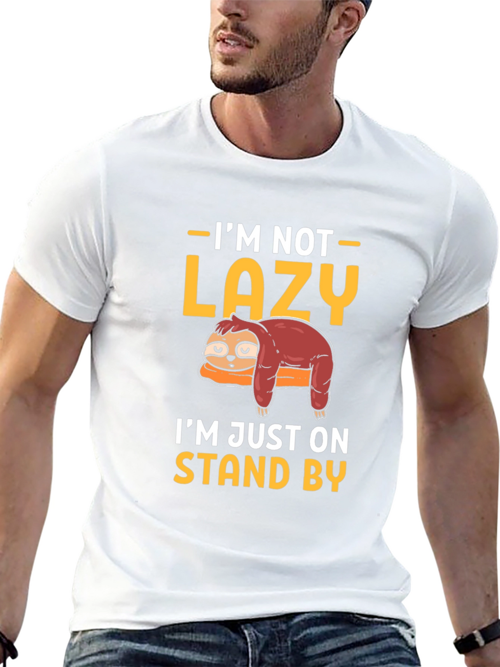 Funny Sloth Stand By T-Shirt