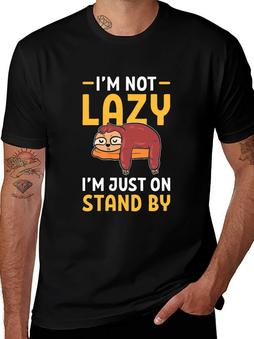 Funny Sloth Stand By T-Shirt