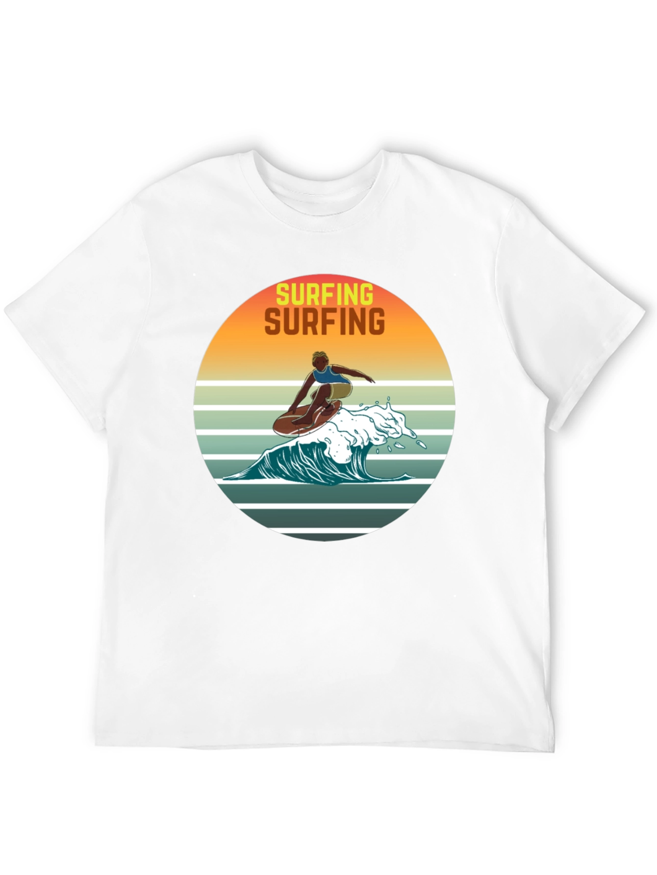 Retro Surfing Graphic Tee