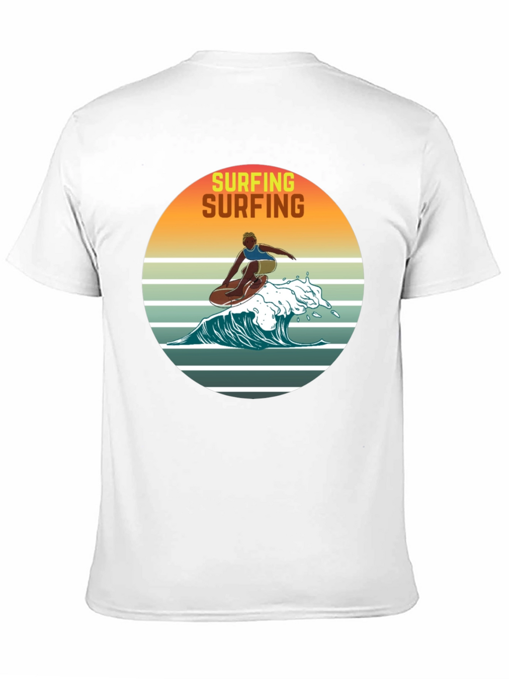 Retro Surfing Graphic Tee