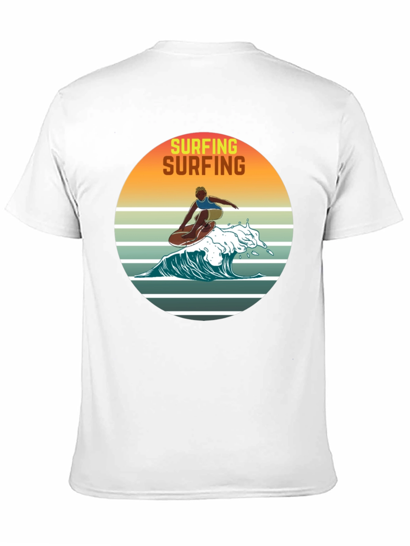 Retro Surfing Graphic Tee