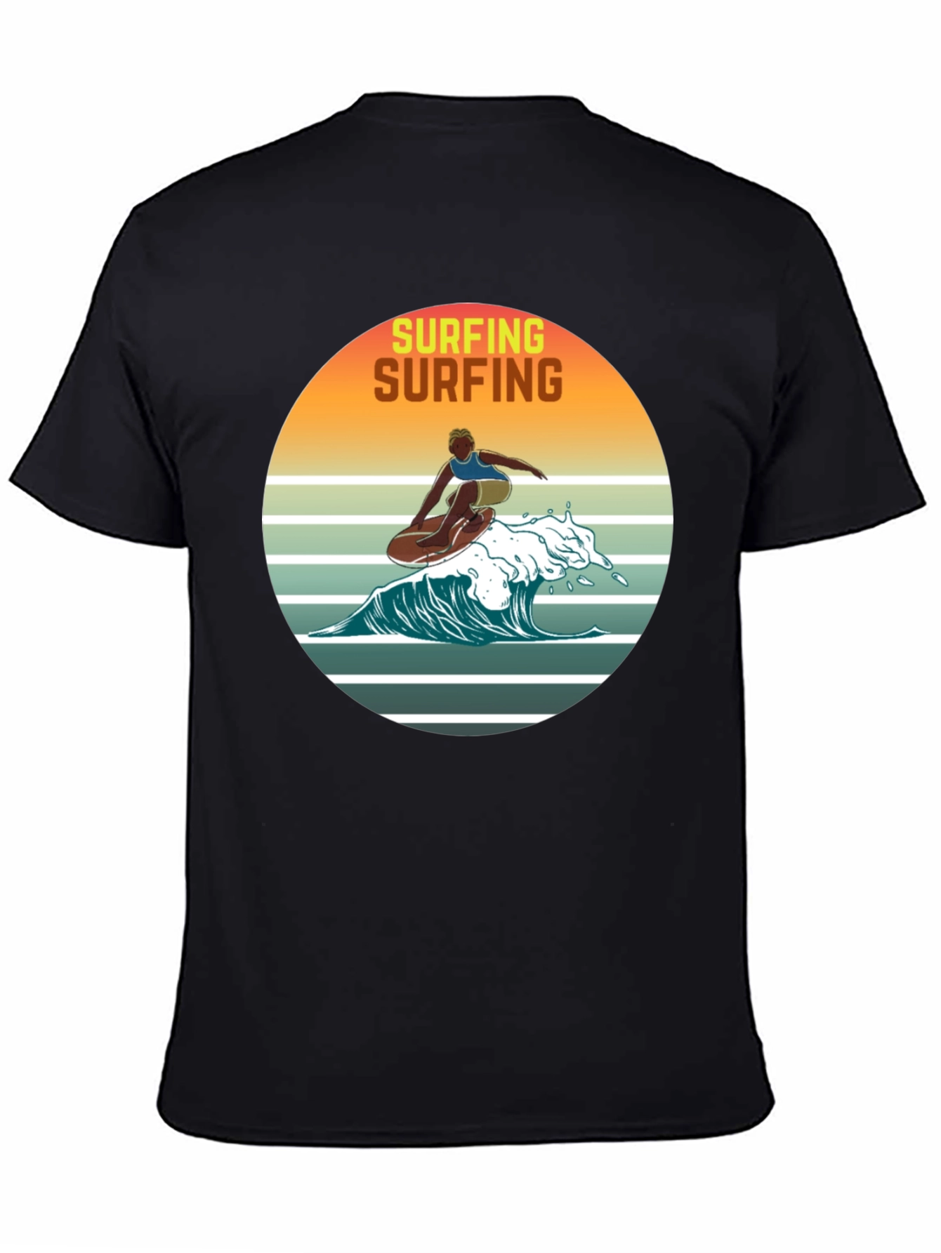 Retro Surfing Graphic Tee