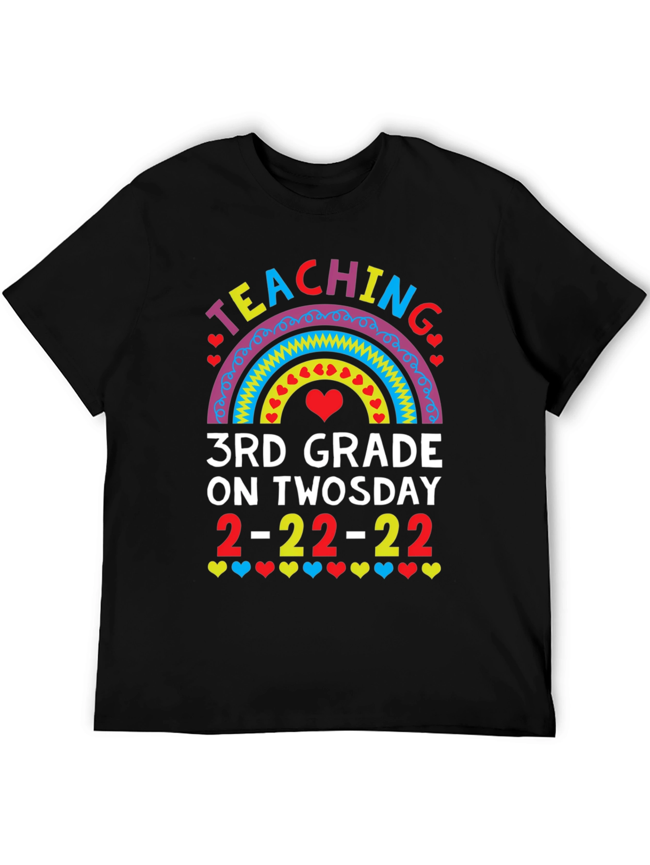 Teaching 3rd Grade On Twosday T-Shirt