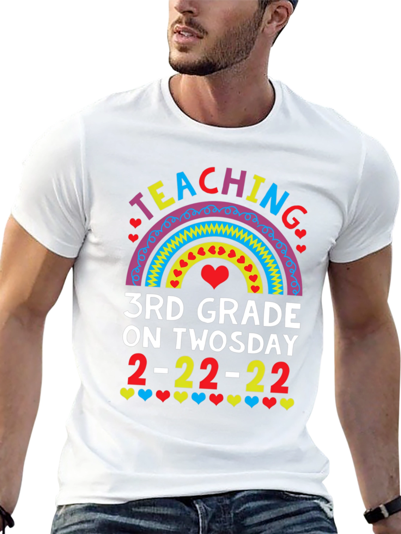 Teaching 3rd Grade On Twosday T-Shirt