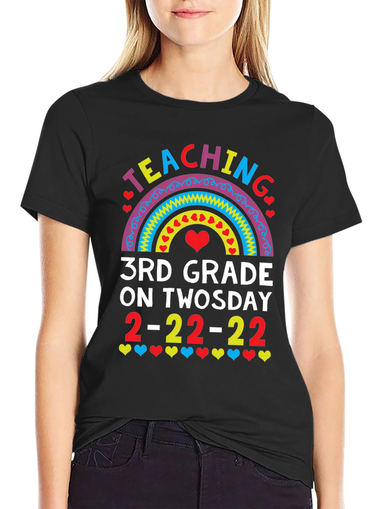 Teaching 3rd Grade On Twosday T-Shirt