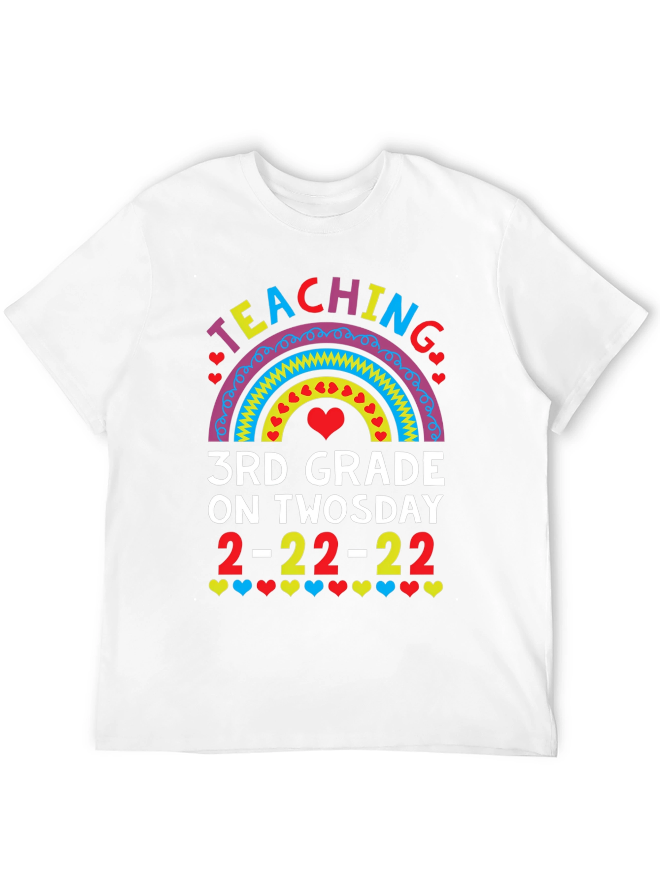 Teaching 3rd Grade On Twosday T-Shirt