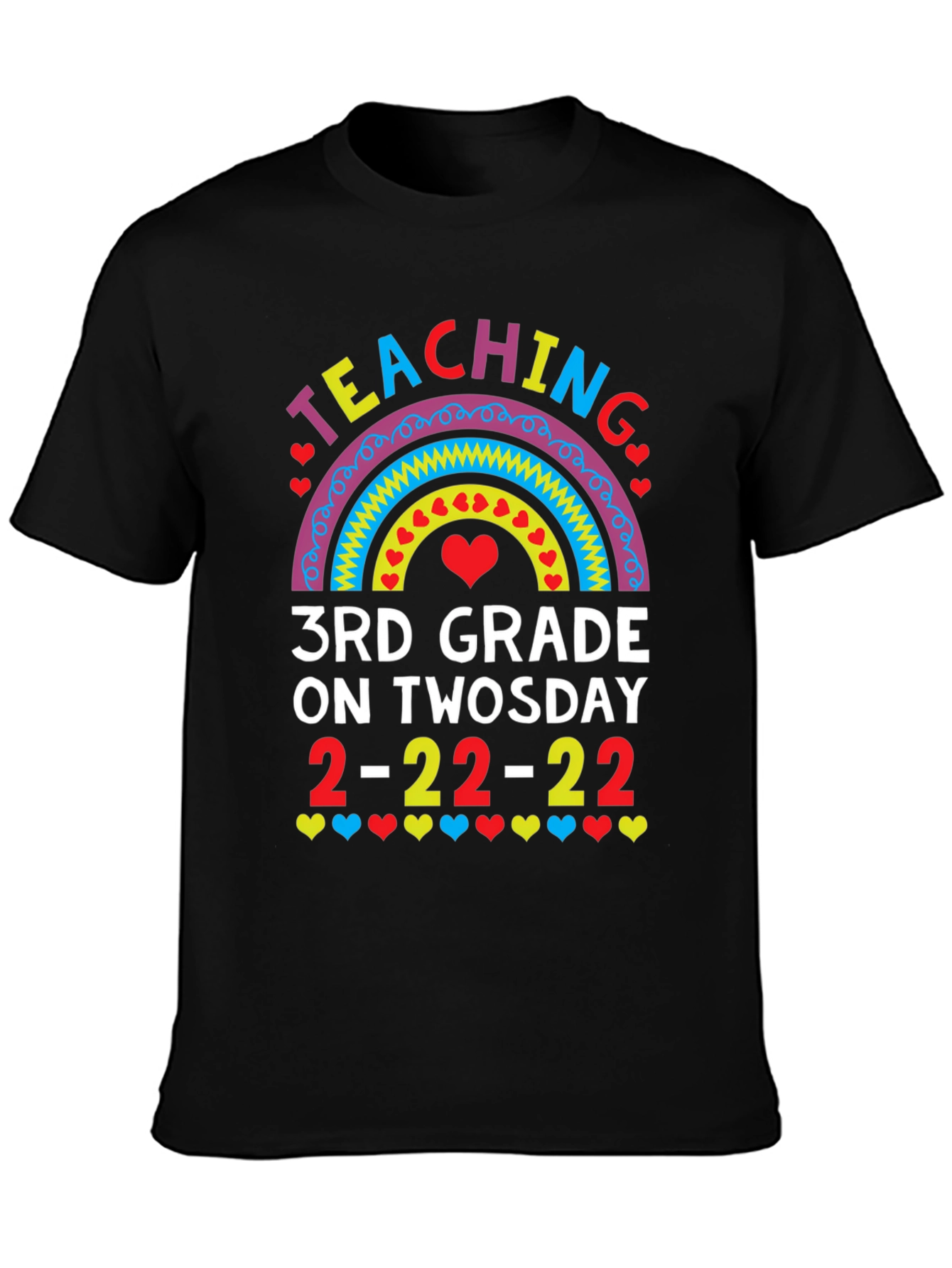 Teaching 3rd Grade On Twosday T-Shirt