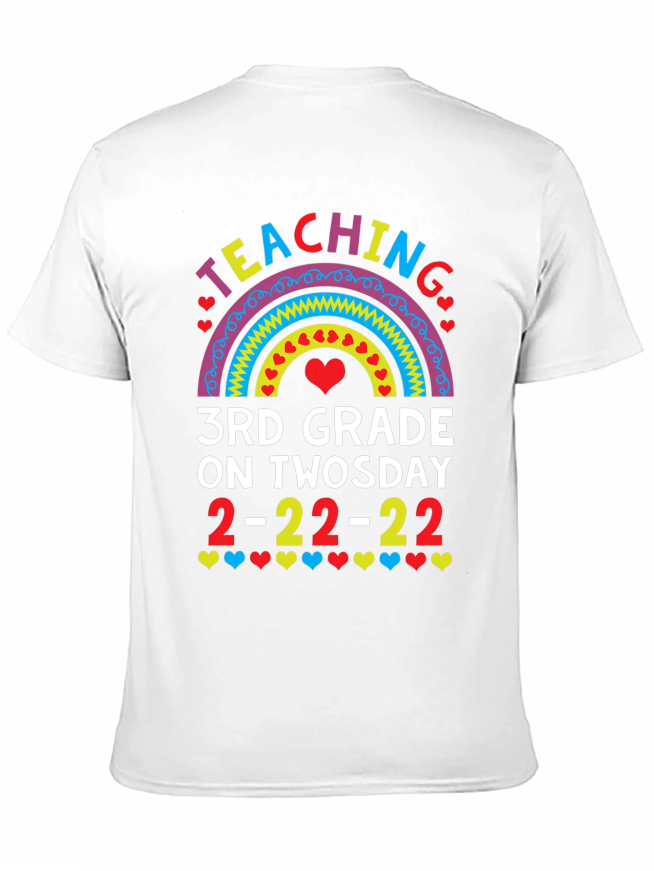 Teaching 3rd Grade On Twosday T-Shirt