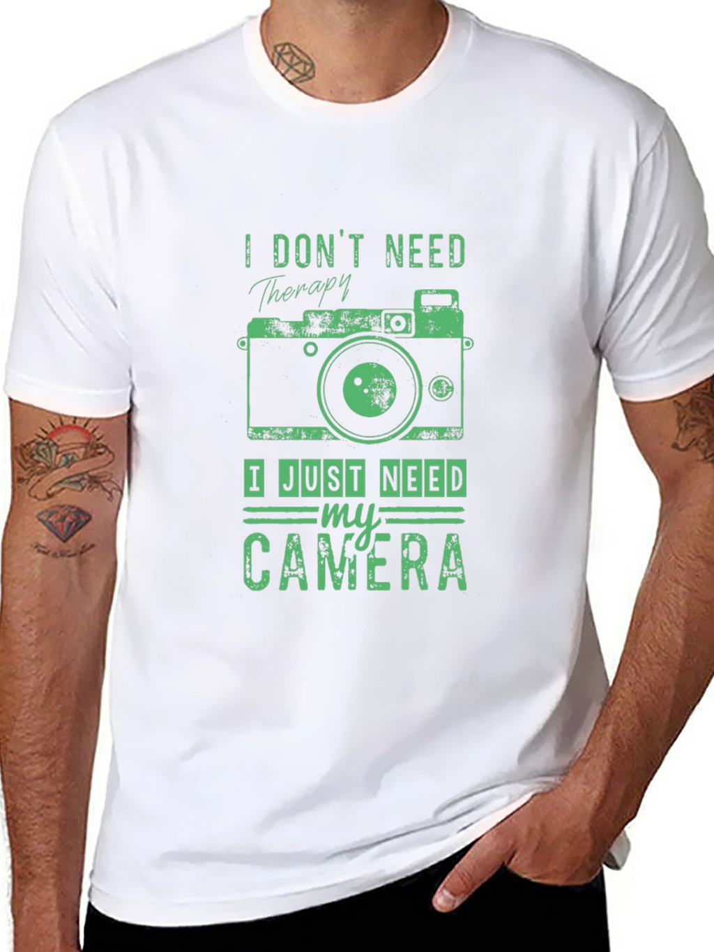Camera Therapy T-Shirt - Photographer Gift