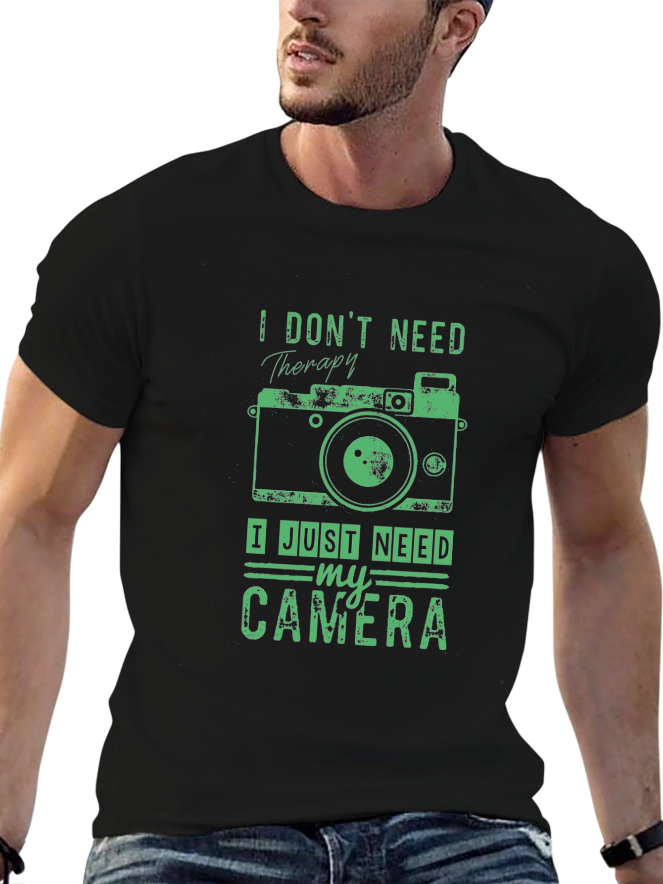 Camera Therapy T-Shirt - Photographer Gift