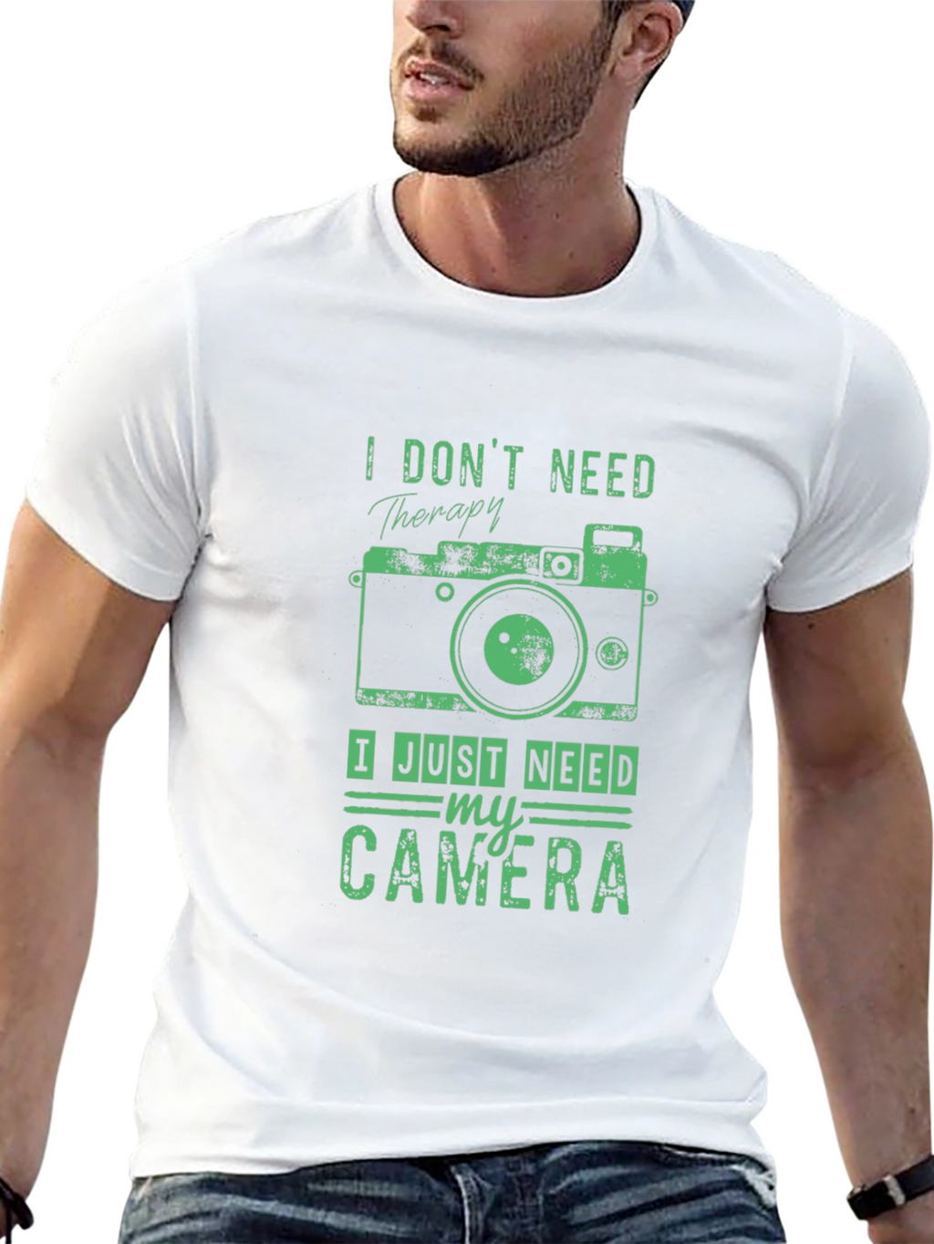 Camera Therapy T-Shirt - Photographer Gift