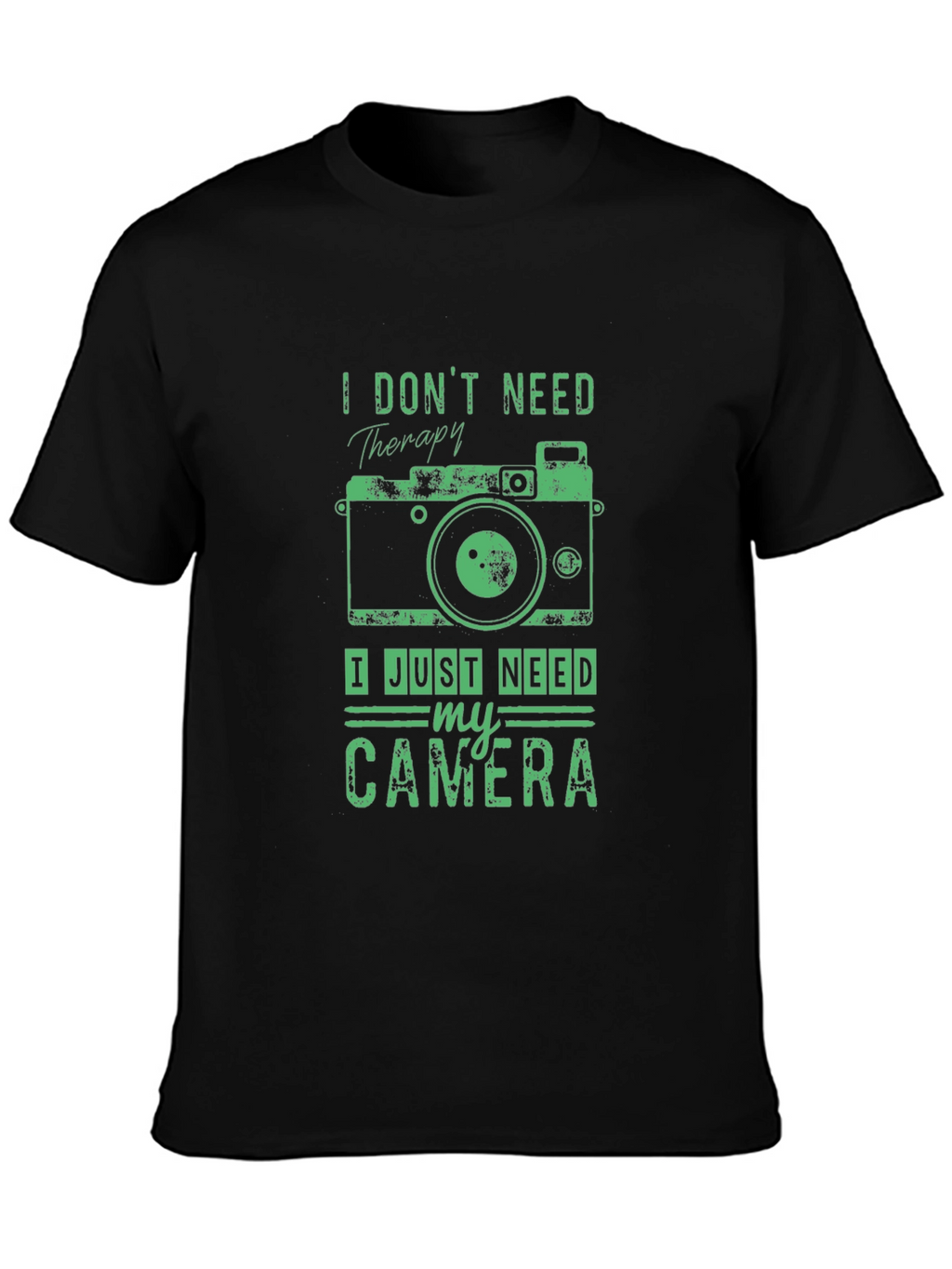 Camera Therapy T-Shirt - Photographer Gift