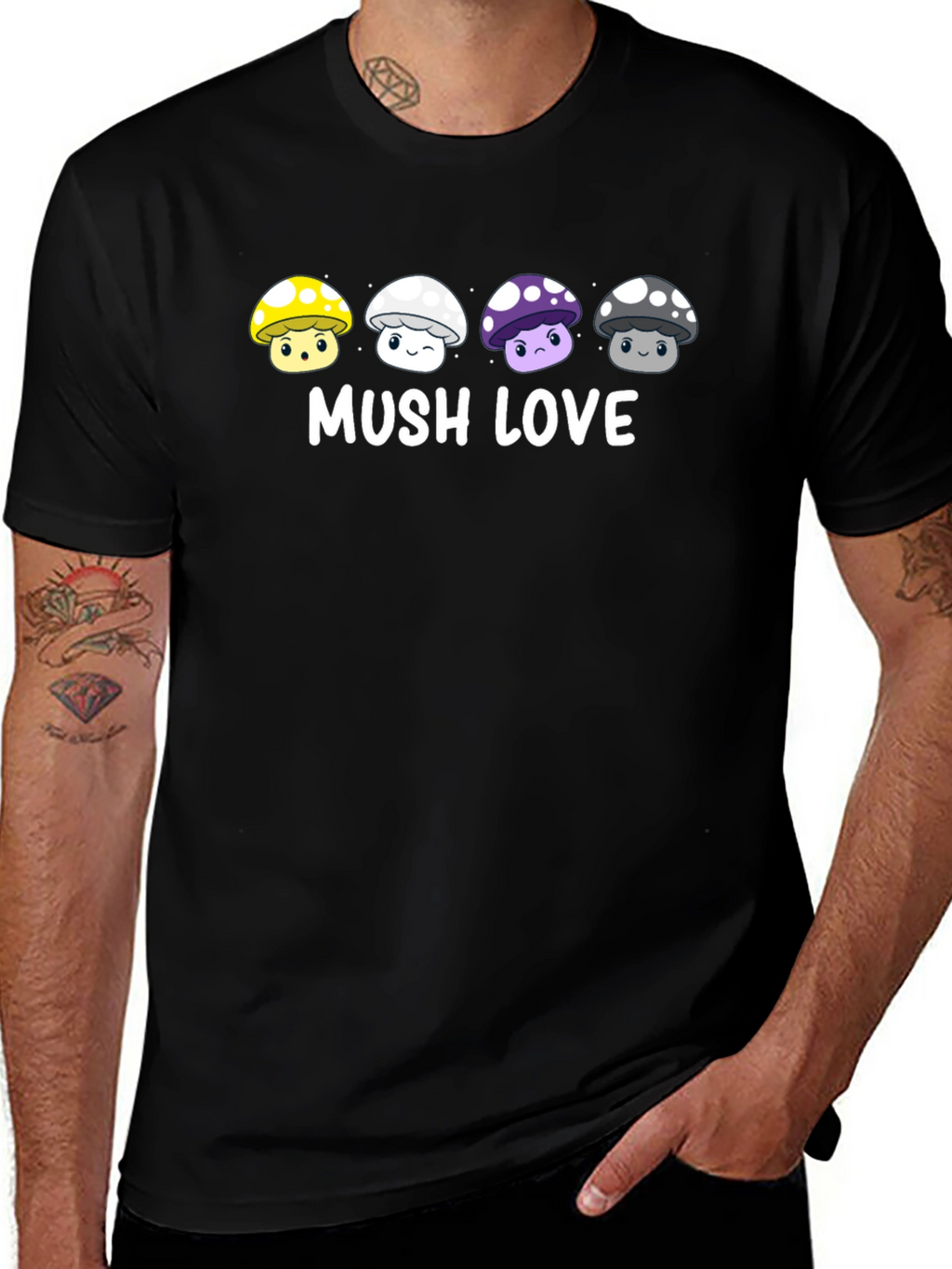 Mushroom Love Graphic T-Shirt