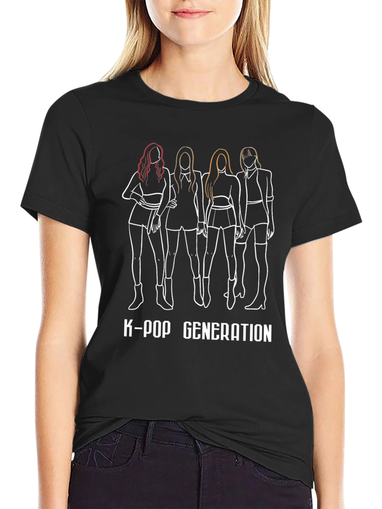 K-Pop Generation Black T-Shirt