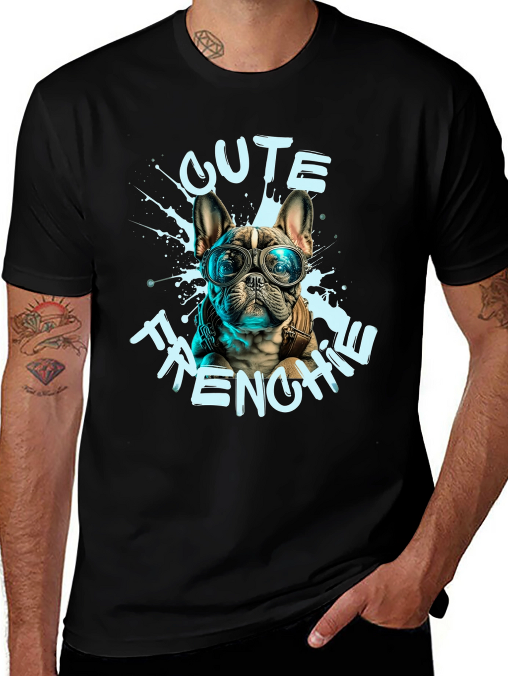 Cute Frenchie Bulldog Graphic T-Shirt