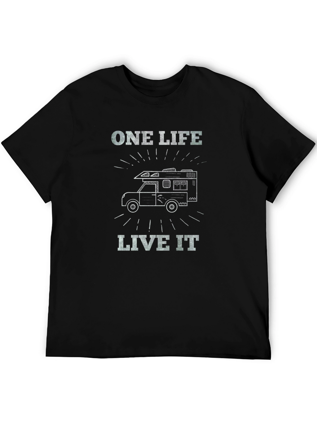 One Life Live It Camper T-Shirt - Adventure Awaits