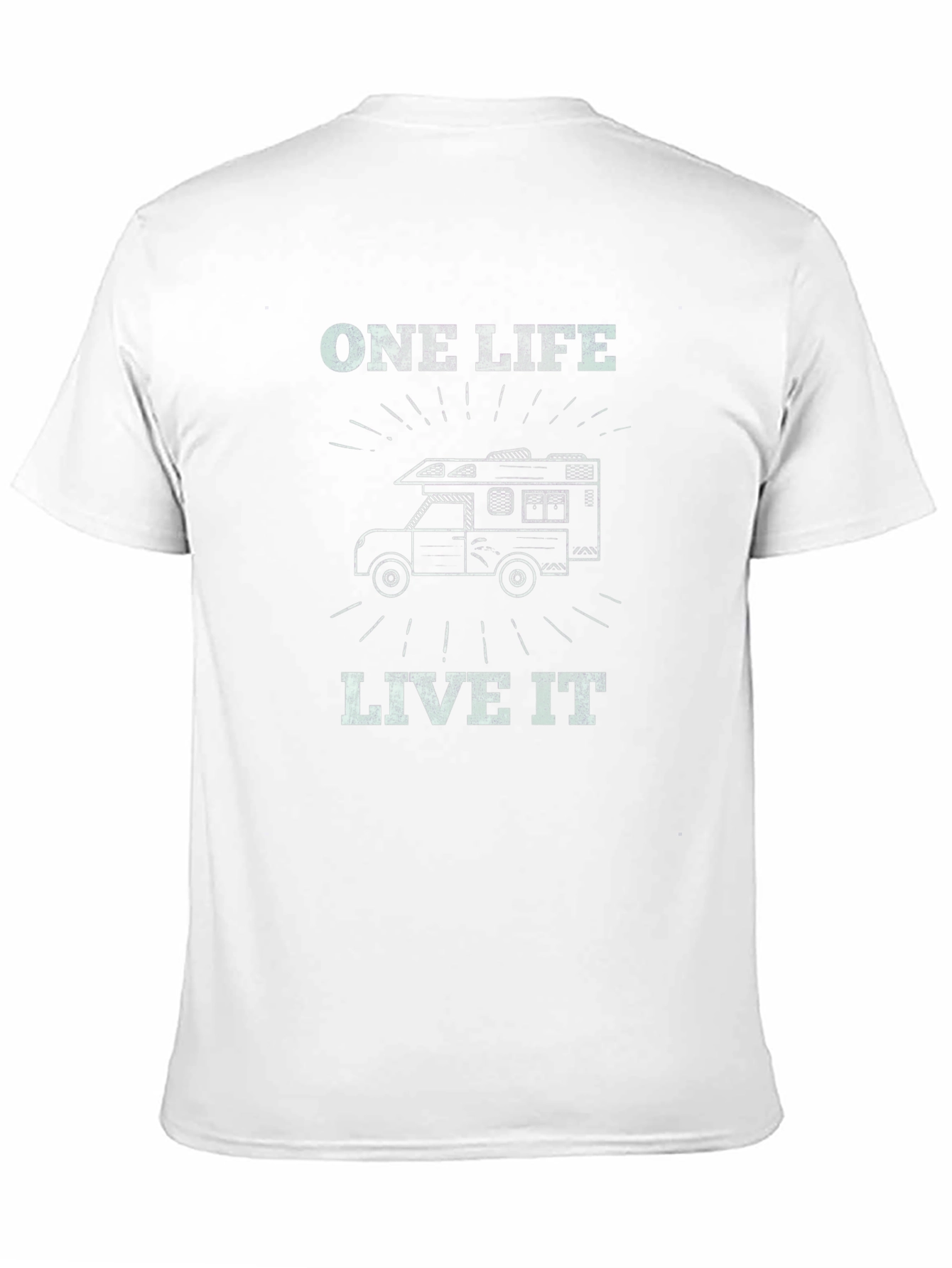 One Life Live It Camper T-Shirt - Adventure Awaits
