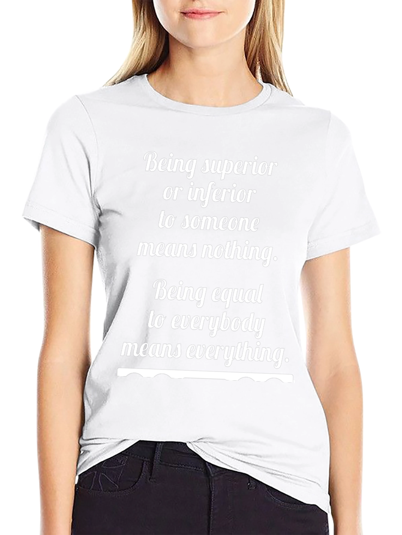 Equality Graphic Tee - Superiority is Nothing T-Shirt