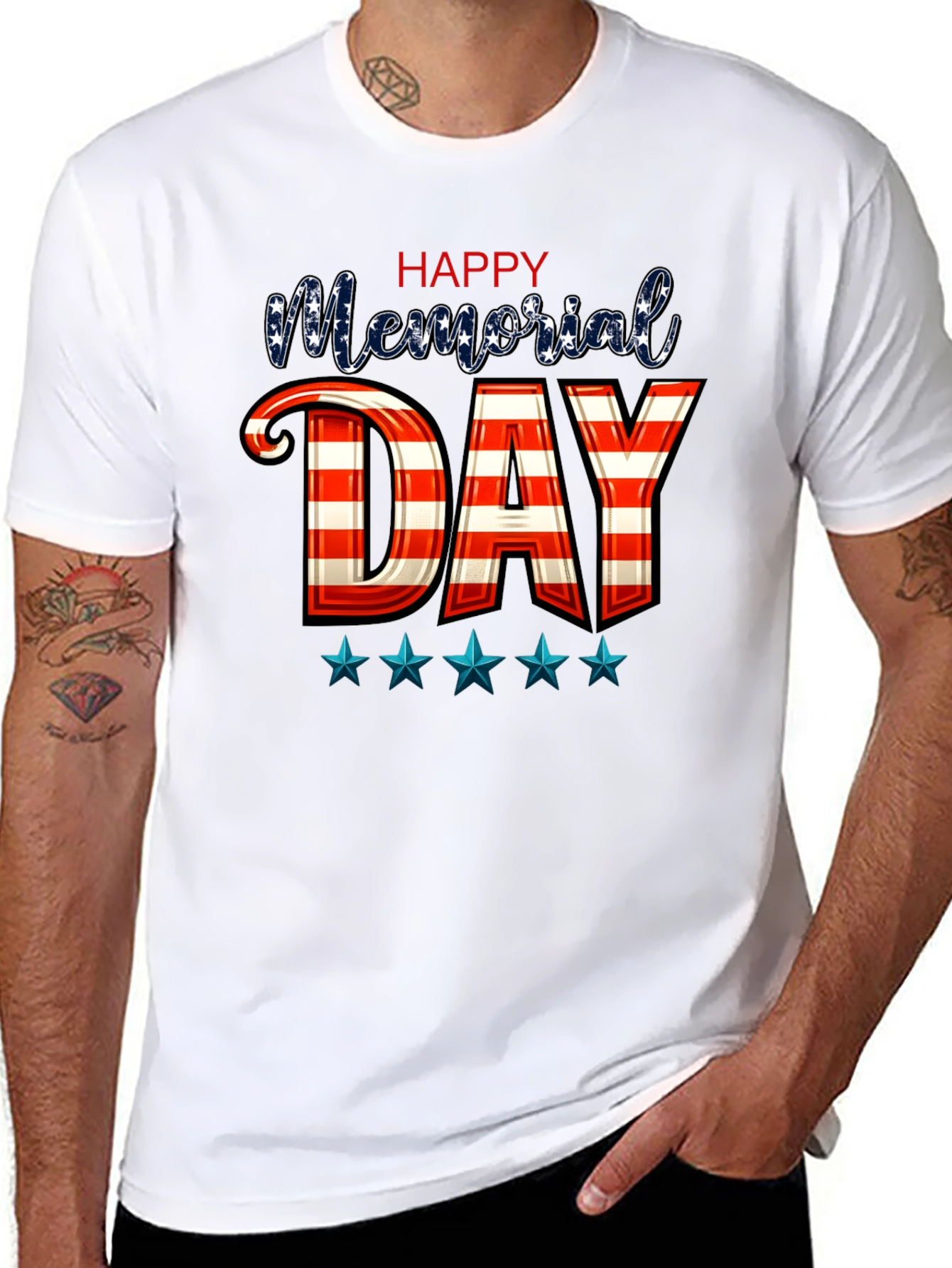 Happy Memorial Day Graphic T-Shirt