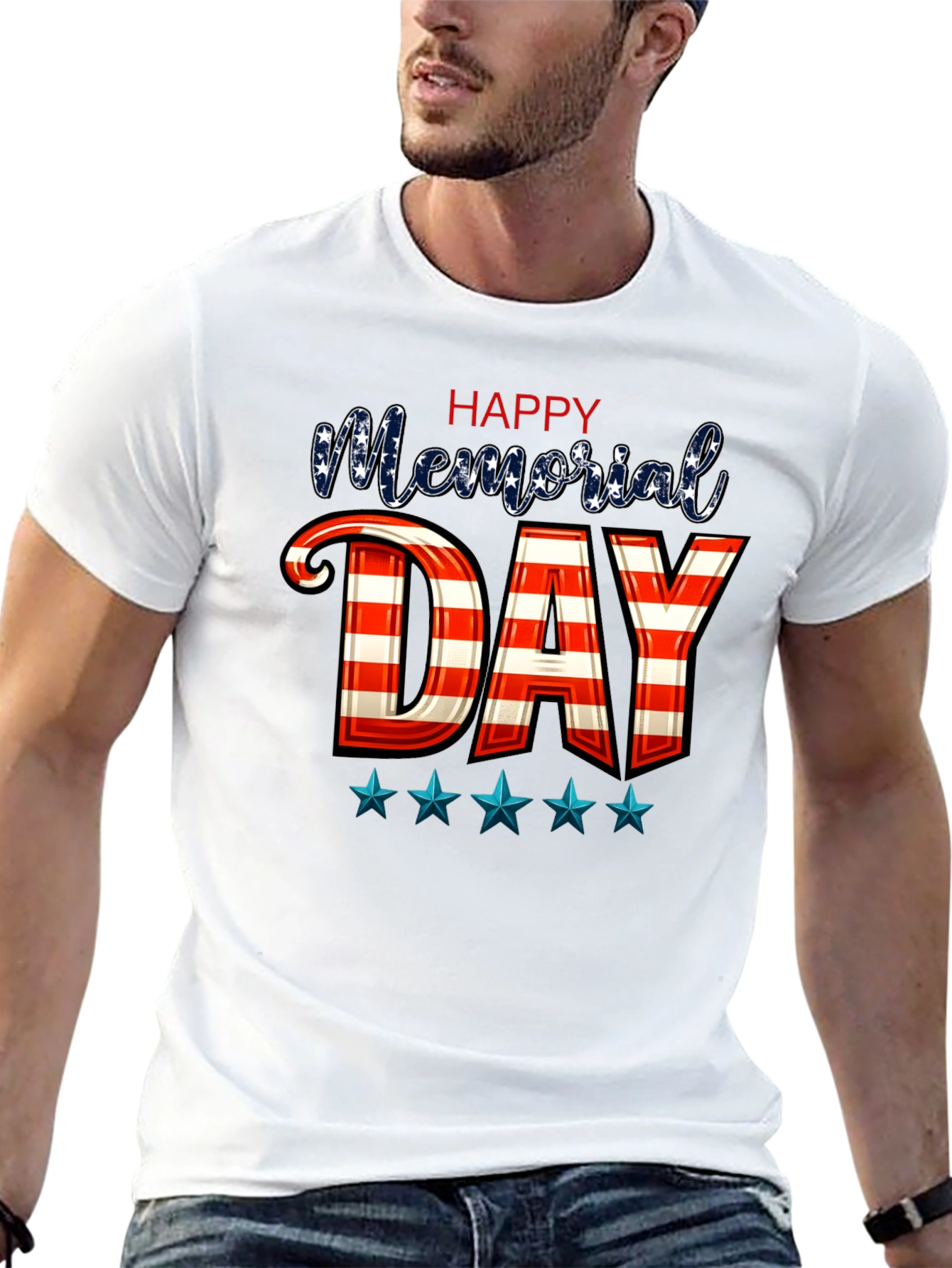 Happy Memorial Day Graphic T-Shirt