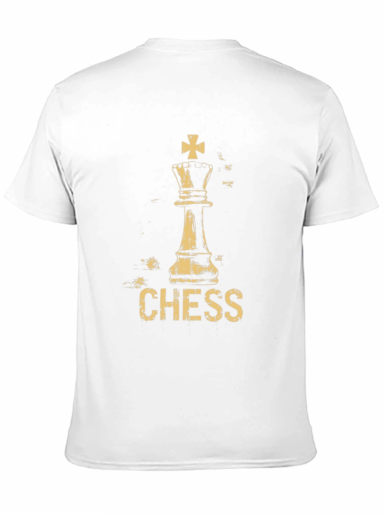 Chess King Graphic Tee - Black Cotton T-Shirt