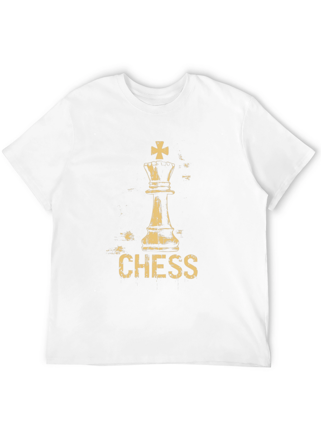 Chess King Graphic Tee - Black Cotton T-Shirt
