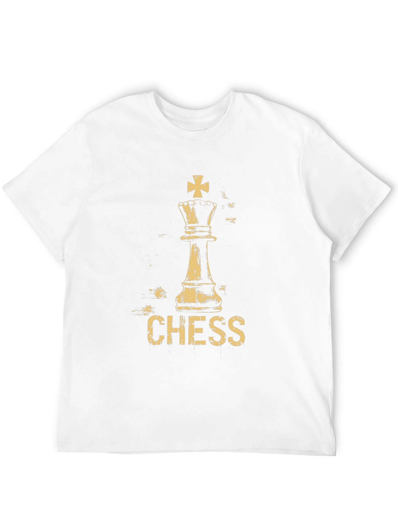 Chess King Graphic Tee - Black Cotton T-Shirt