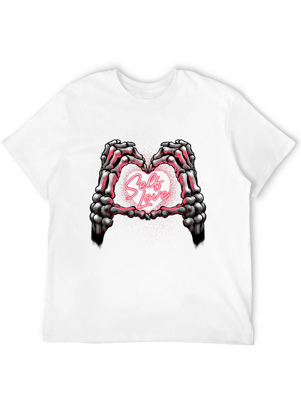 Self Love Skeleton Hands Heart T-Shirt