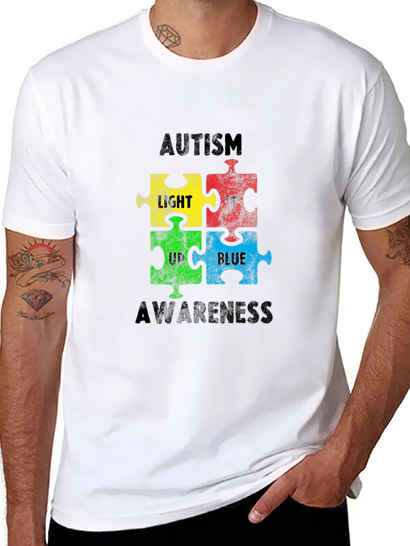 Autism Awareness Puzzle Piece T-Shirt