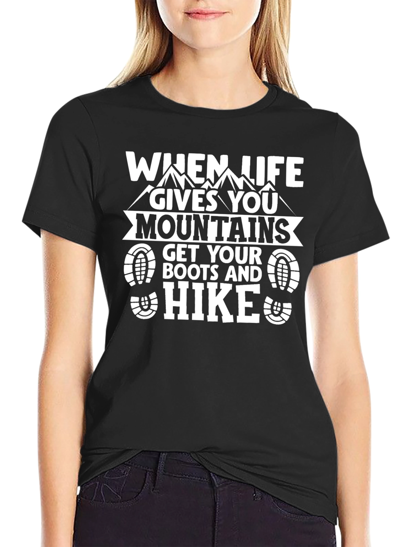 Hiking Adventure Graphic Tee - Get Your Boots and Hike!