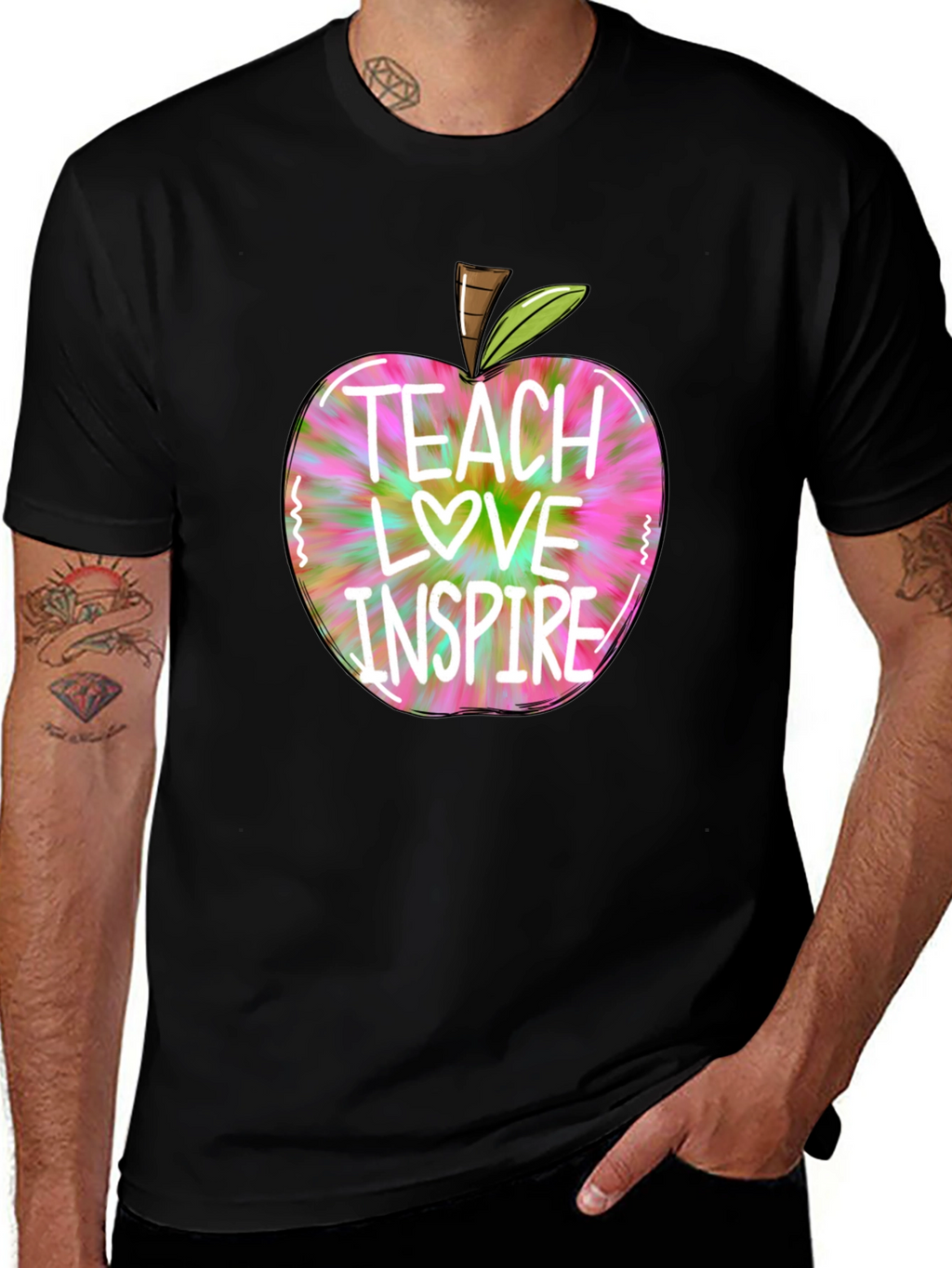 Teach Love Inspire Apple T-Shirt