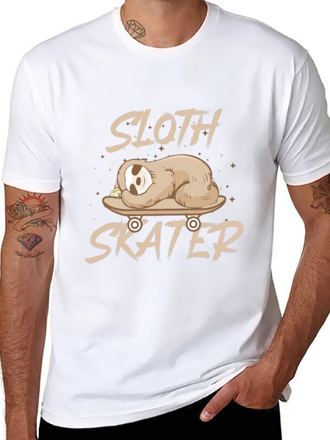 Sloth Skater T-Shirt - Relaxed Fit