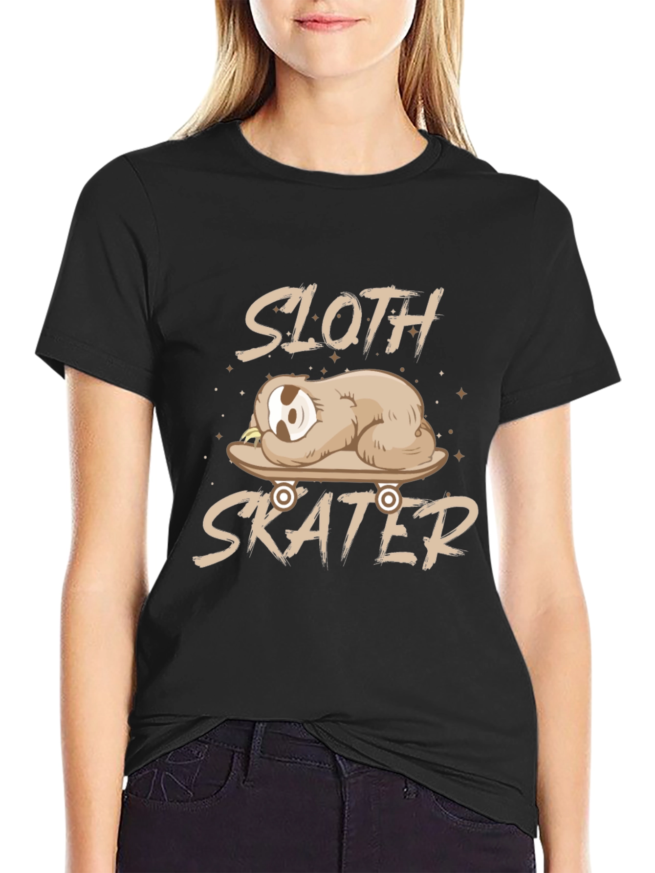 Sloth Skater T-Shirt - Relaxed Fit