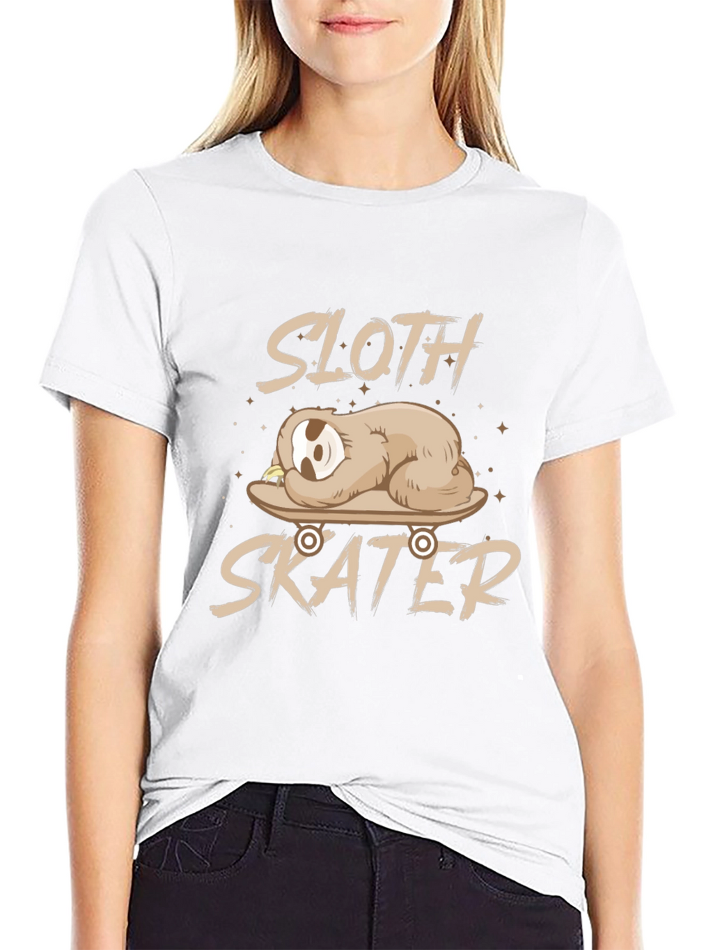 Sloth Skater T-Shirt - Relaxed Fit