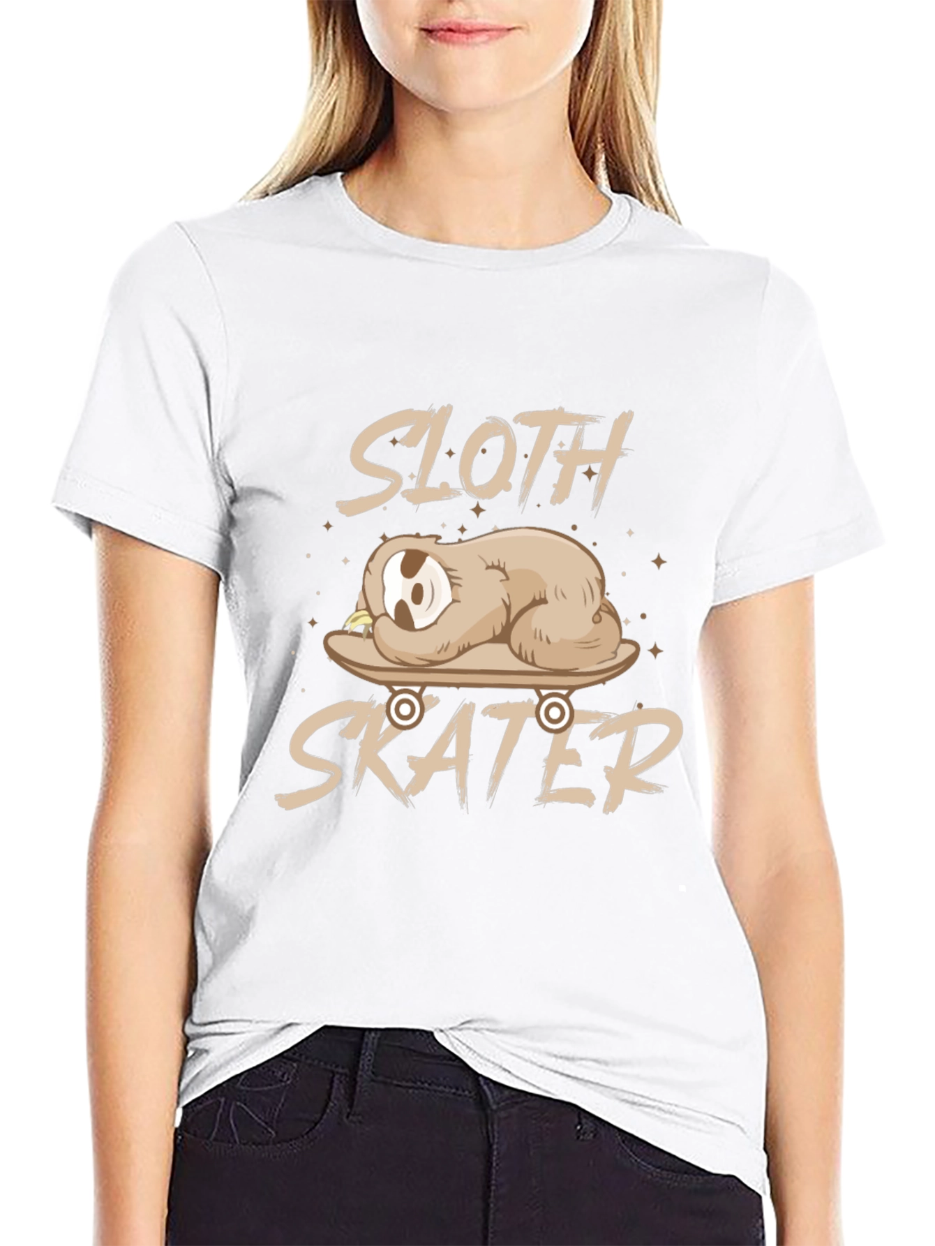 Sloth Skater T-Shirt - Relaxed Fit