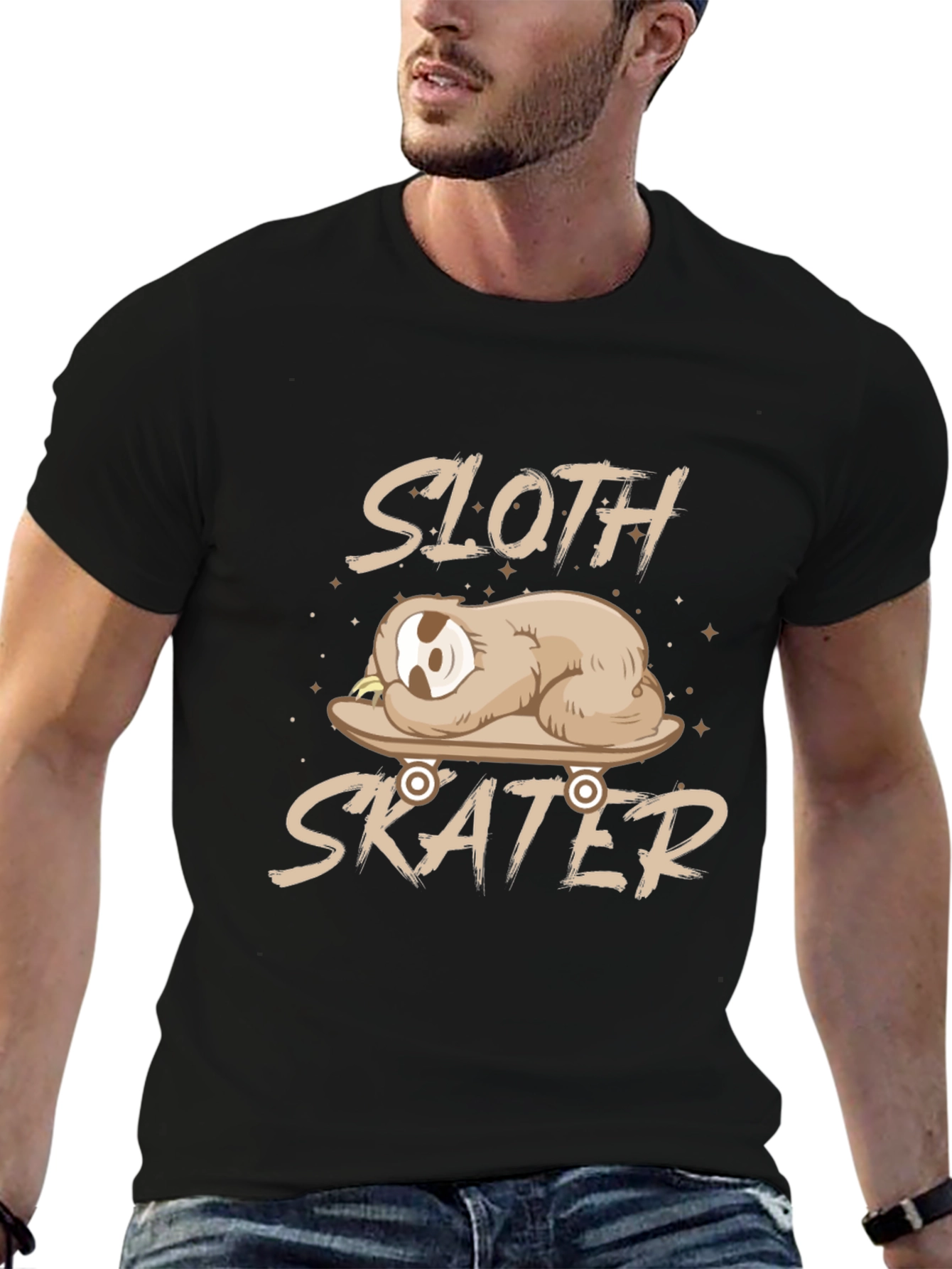 Sloth Skater T-Shirt - Relaxed Fit