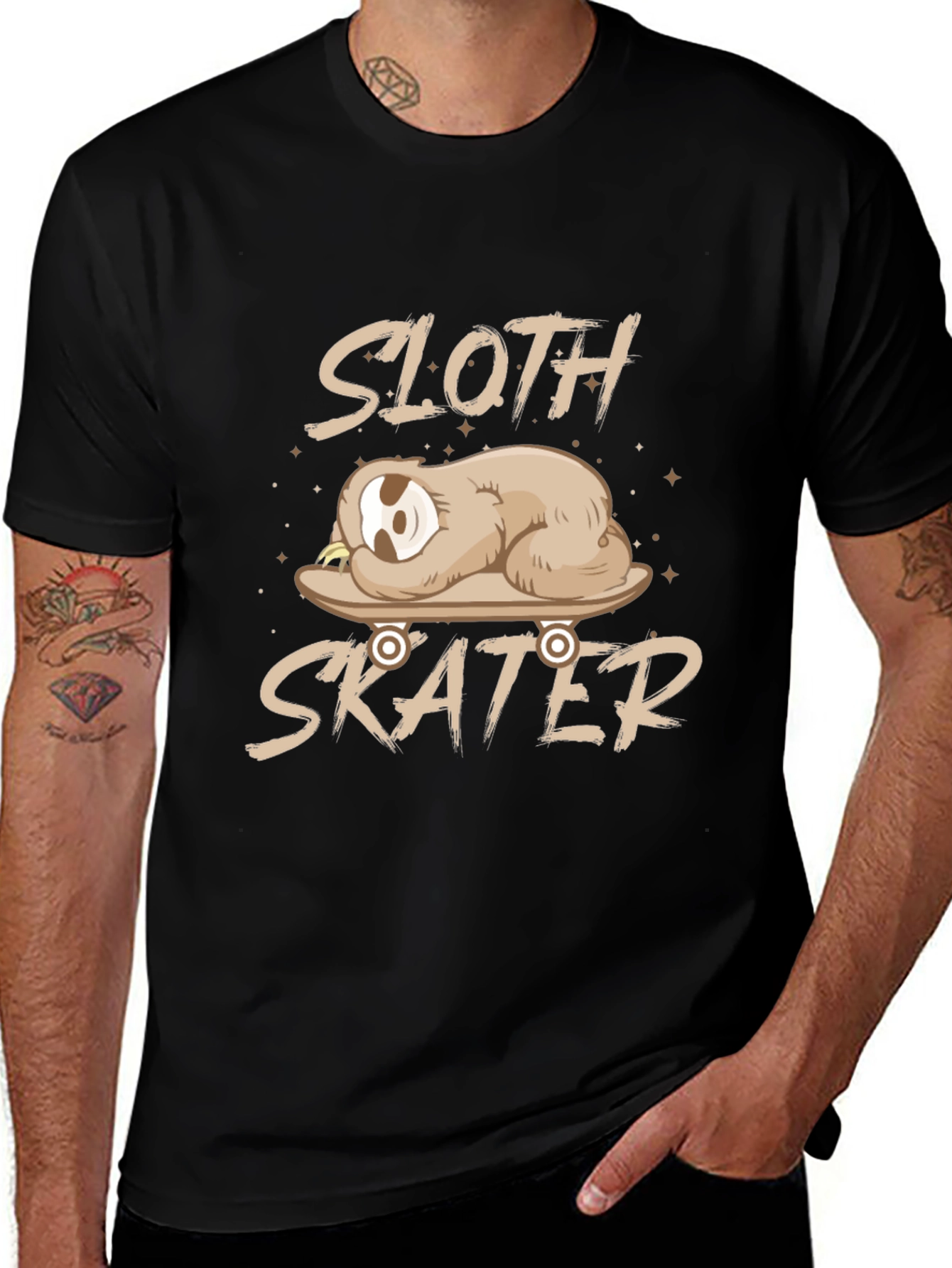 Sloth Skater T-Shirt - Relaxed Fit