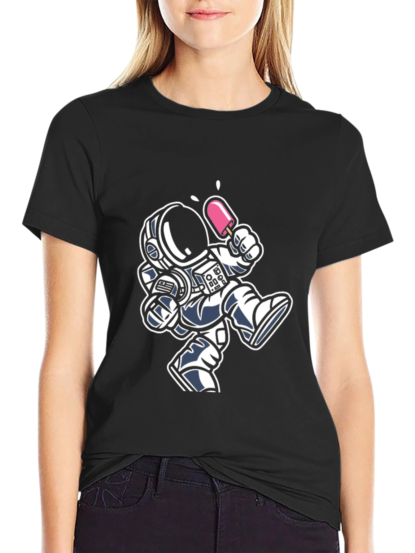 Astronaut Ice Cream Graphic Tee