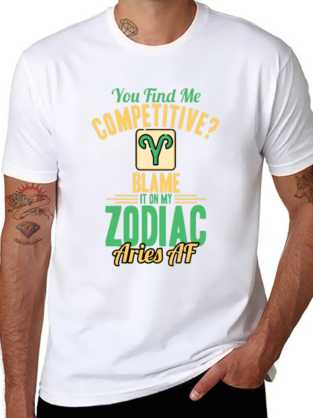 Aries Zodiac T-Shirt: You Find Me Competitive?