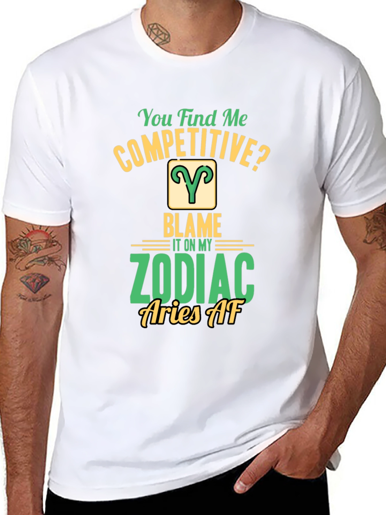 Aries Zodiac T-Shirt: You Find Me Competitive?