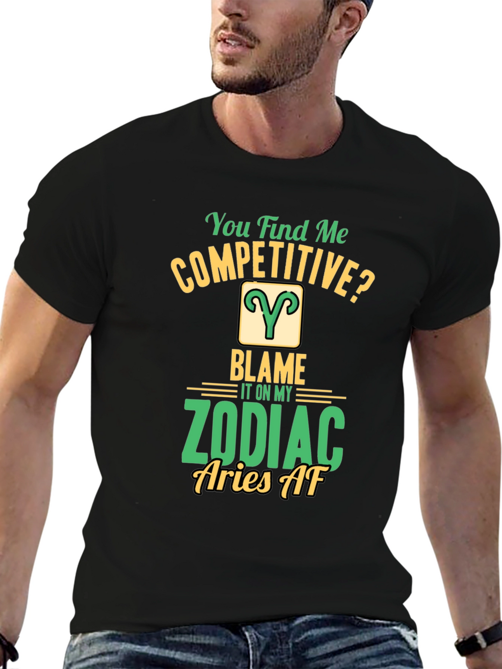 Aries Zodiac T-Shirt: You Find Me Competitive?