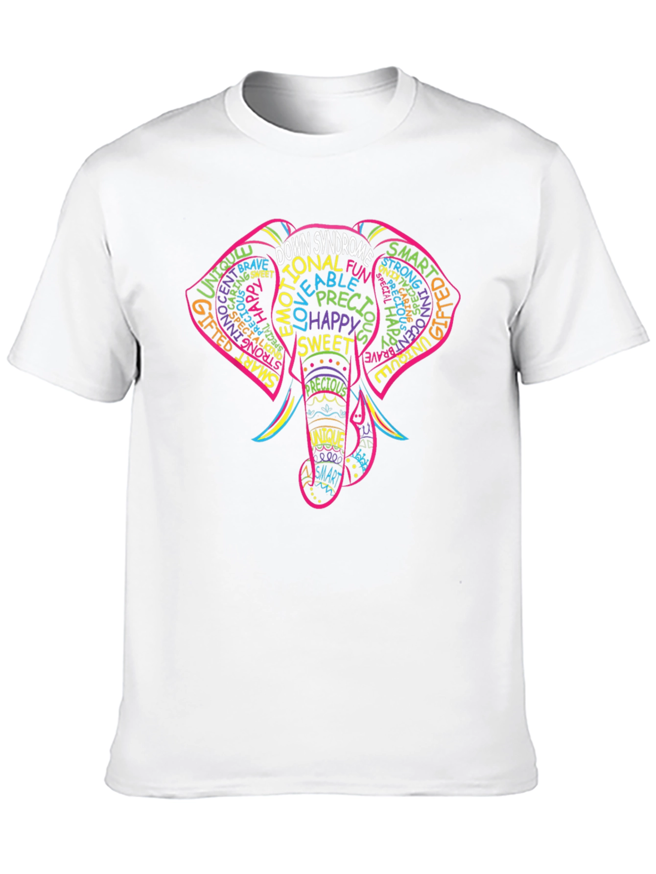 Down Syndrome Elephant T-Shirt - Awareness Tee