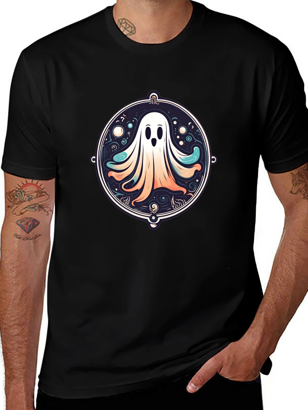 Spooky Ghost Graphic Tee