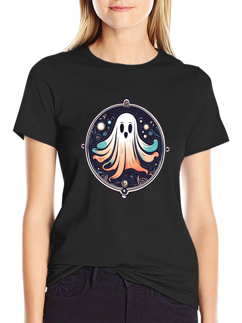 Spooky Ghost Graphic Tee