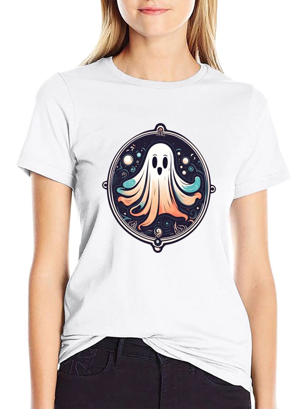 Spooky Ghost Graphic Tee