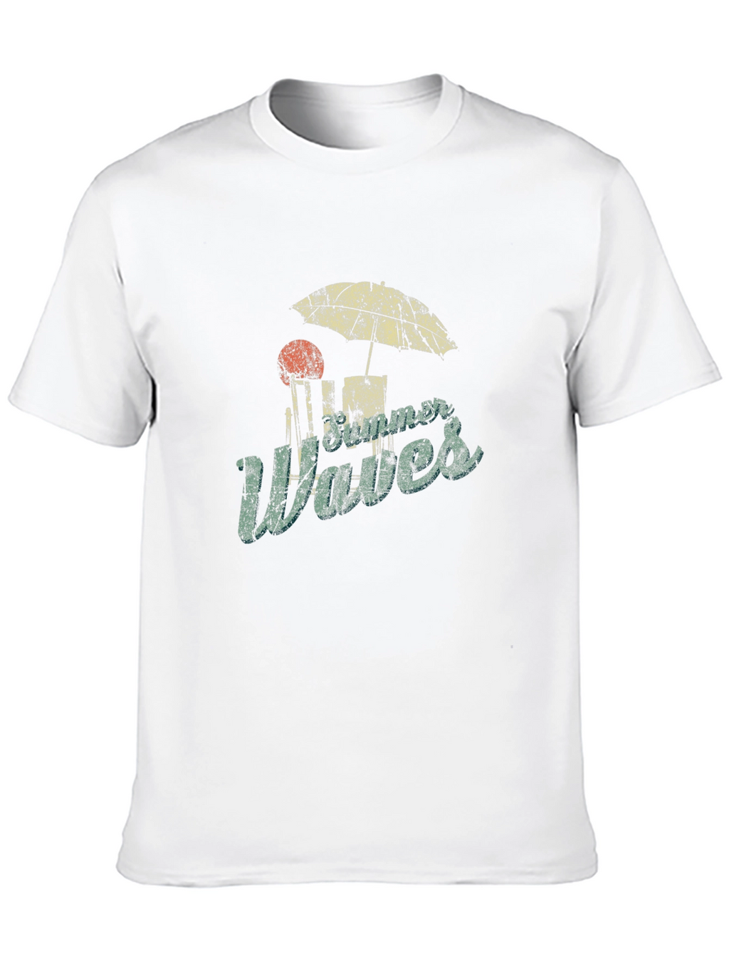 Summer Waves Graphic T-Shirt - Beach Style