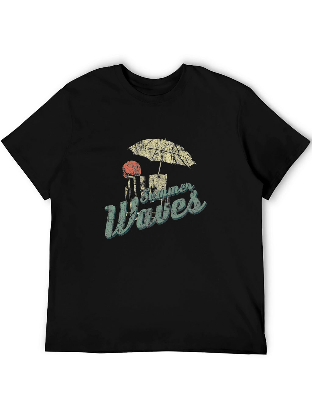 Summer Waves Graphic T-Shirt - Beach Style