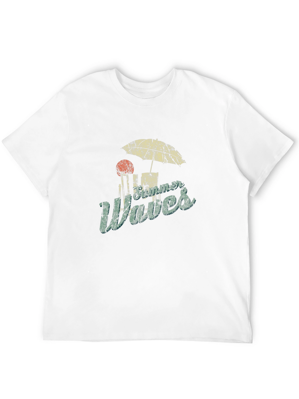 Summer Waves Graphic T-Shirt - Beach Style