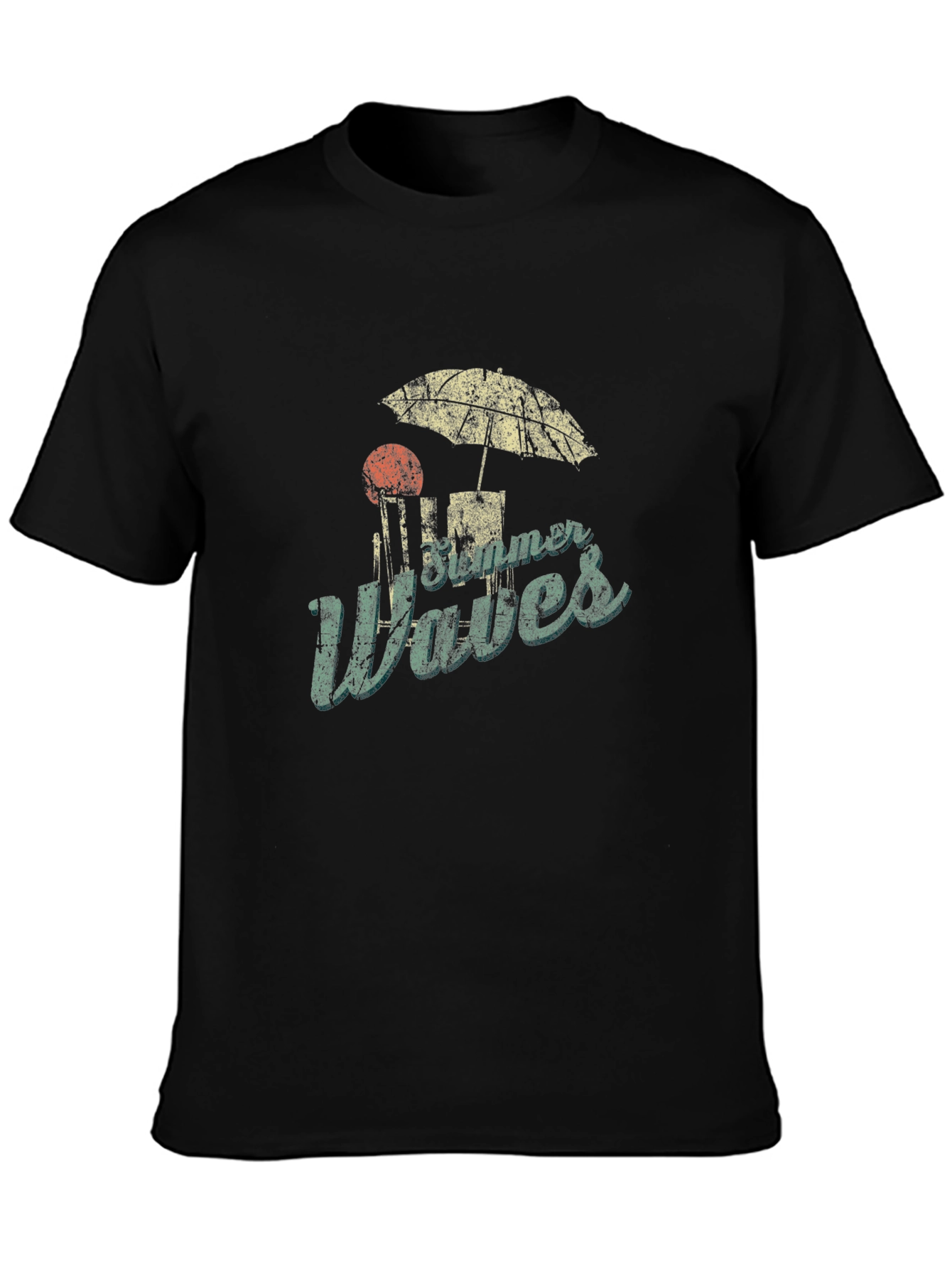 Summer Waves Graphic T-Shirt - Beach Style